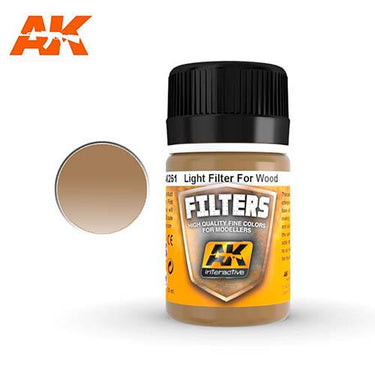 AK Interactive AK261 Weathering Light Filter for Wood Enamel 35mL